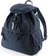 QD612 Vintage Canvas Backpack vintage oxford navy colour image